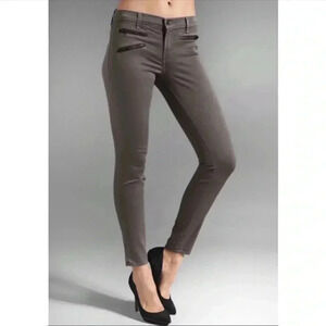 J Brand - Gray Skinny Jeans Zippers